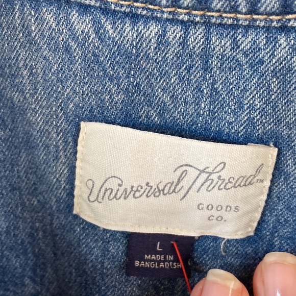 Universal Thread Blue Denim Mini Dress - Picture 4 of 10